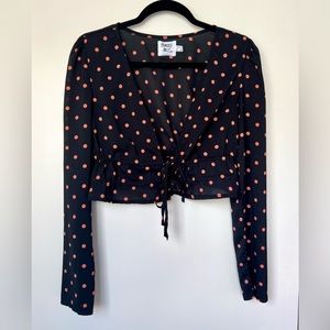 Princess Polly Polka Dot Shirt SZ US 4 - barely worn